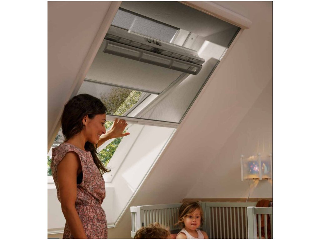 Levně Síť proti hmyzu VELUX ZIL 0000WL Maximální ostění: 112x200 cm (SK06) - bílé provedení