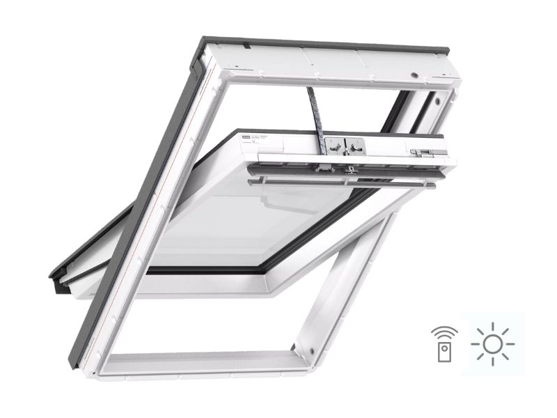 Levně Velux GLU 0061 trojsklo Velux: MK04 78x98 cm solární pohon