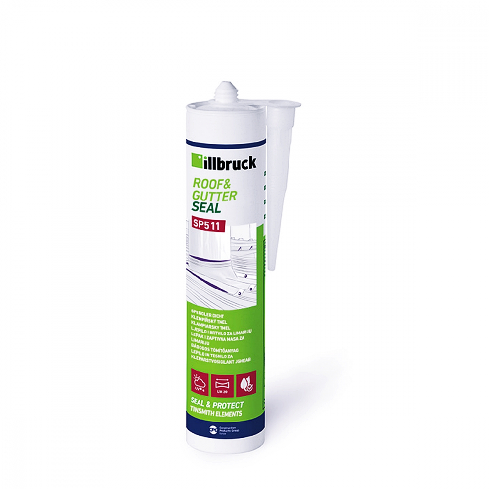 Hybridní klempířský tmel SP511 ROOF & GUTTER SEAL 310 ml Barva: Antracit