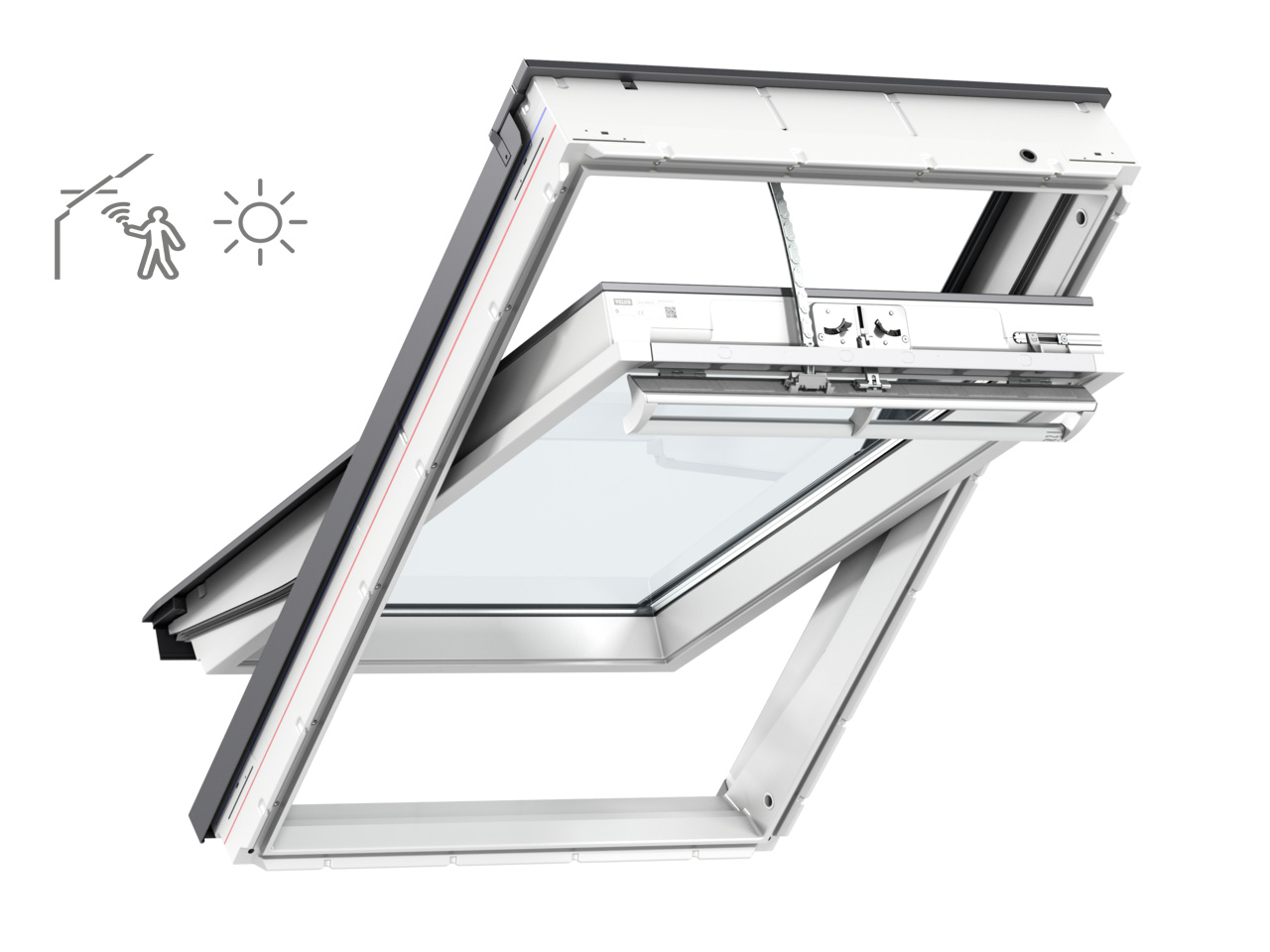 Velux Integra GGU Solar 006830 Velux: FK08 66x140 cm