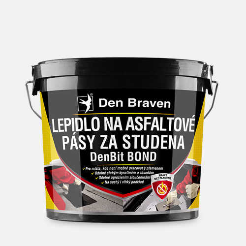 Den Braven Lepidlo na asfaltové pásy za studena DenBit BOND Typ: kbelík, v balení: 5 kg