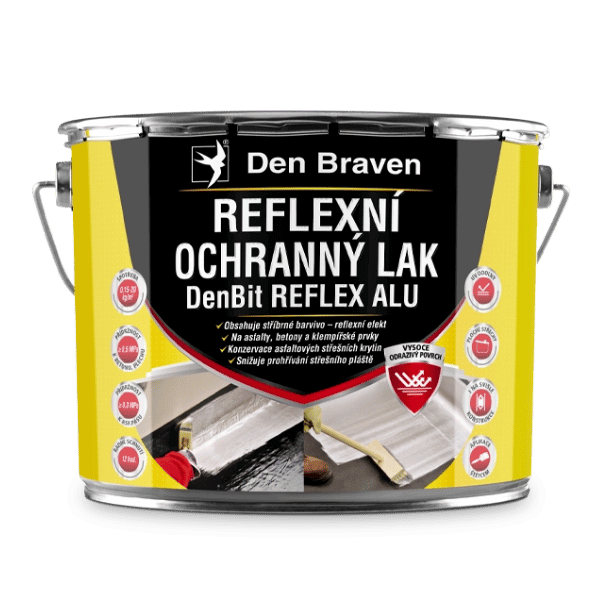 Lak ochranný reflexní DenBit Reflex Alu 9 kg