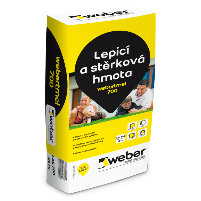 Levně Weber Lepící a stěrková hmota Weber 700 25kg cementové lepidlo