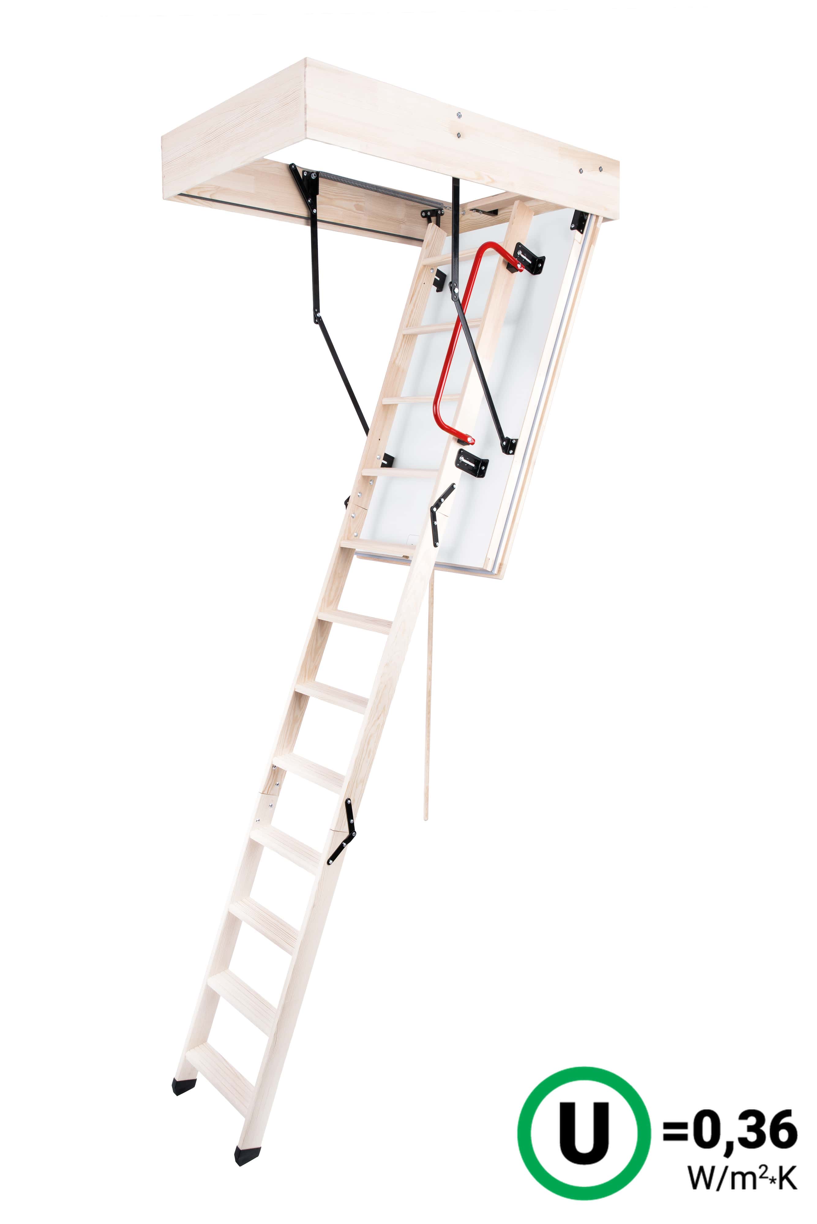 Půdní schody OMAN POLAR H280 FSC TSS20048 Stavební otvor: 70x120 cm, Maximální výška: 280 cm