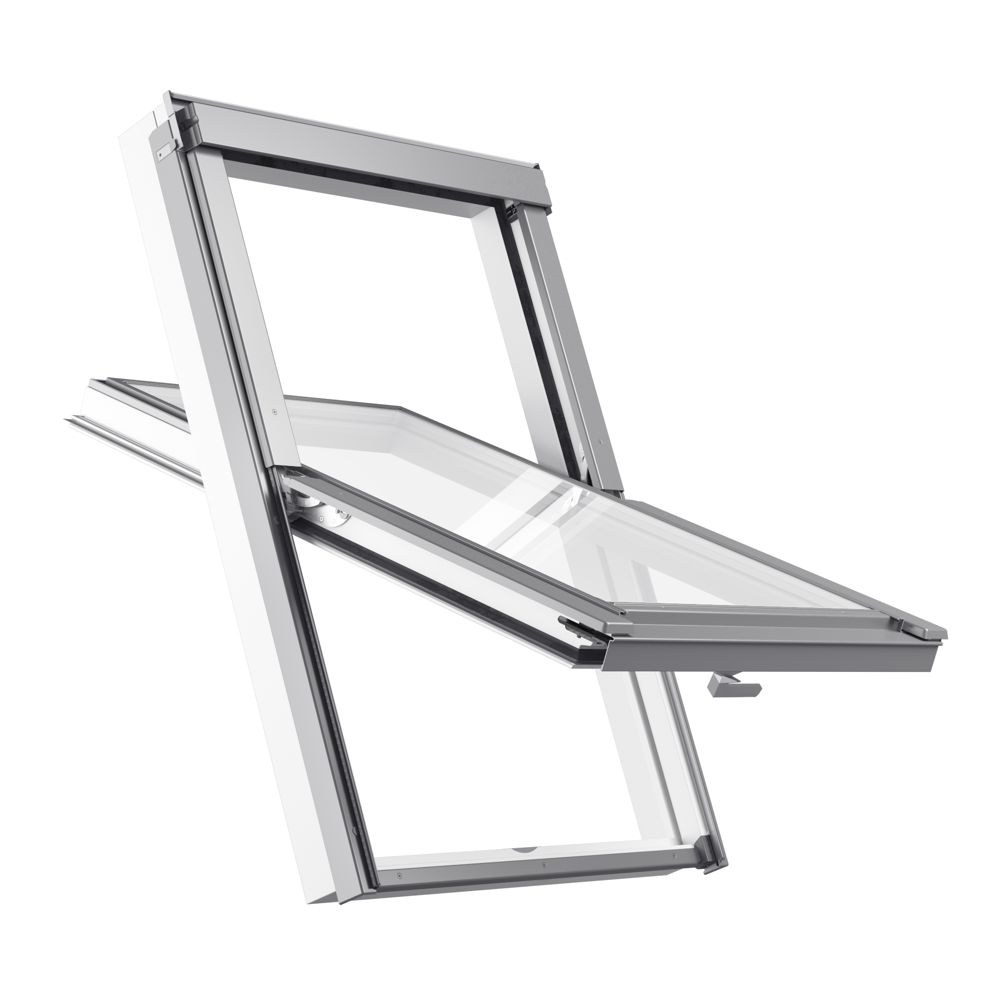 Levně Střešní okno RoofLITE+ Solid PVC Rozměry oken: 55x78 cm