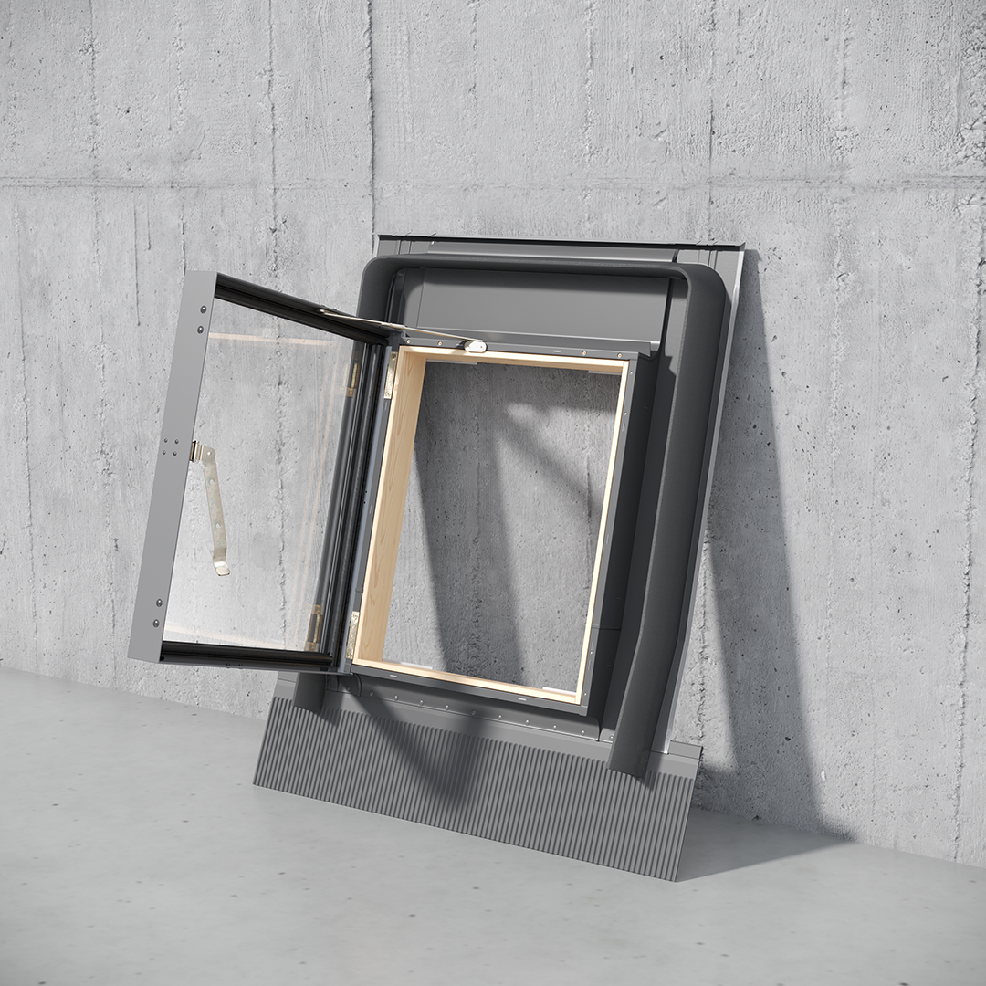 Světlík RoofLITE+ - šedý FE Rozměr výlezu: 45x73 cm