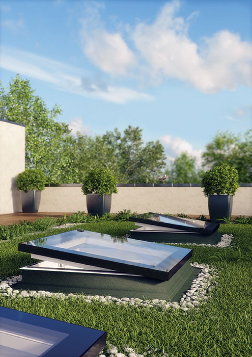 Fakro DEF DU6 s elektrickým ovládáním Rozměry oken: 120x220 cm