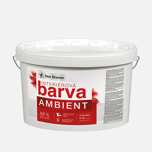 Den Braven interiérová barva AMBIENT Balení: 7,5 kg, Barva: bílá, Typ: kbelík