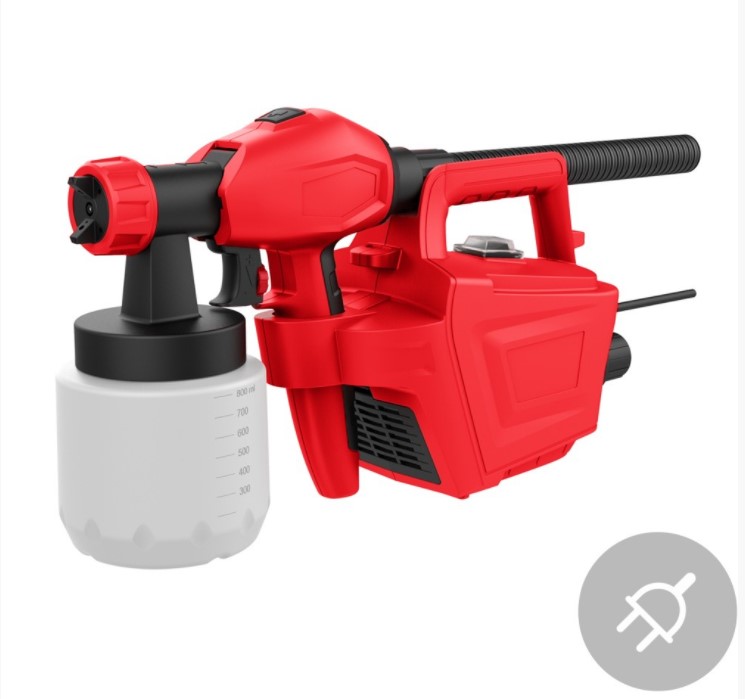 Levně Elektrická stříkací pistole JS-FB17AII, 650W, 800ml, s kompresorem