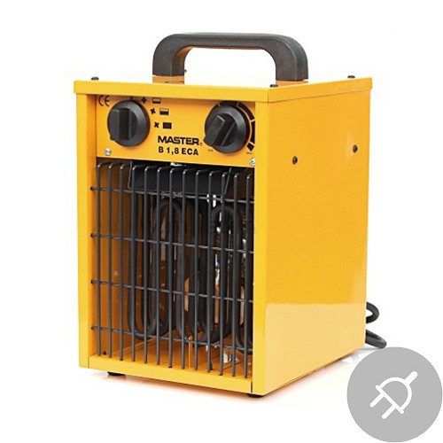 Master Elektrické topidlo B 1.8 ECA Master, 2kW, s ventilátorem, domácí použití