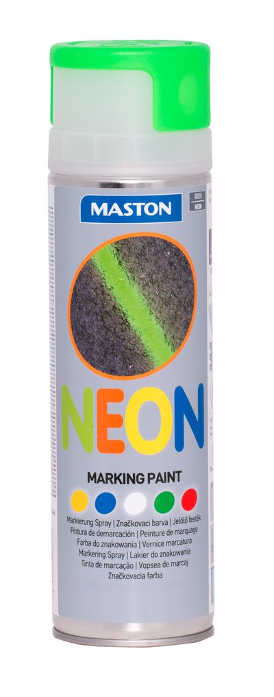 Maston Markingspray Neon Barva: zelená, Balení: 500 ml