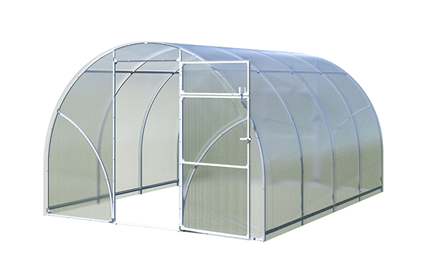 Zahradní skleník z polykarbonátu POLIGARD EASY UP + 5x tyče na rajčata Rozměry skleníku: 4x3 m (4 mm)