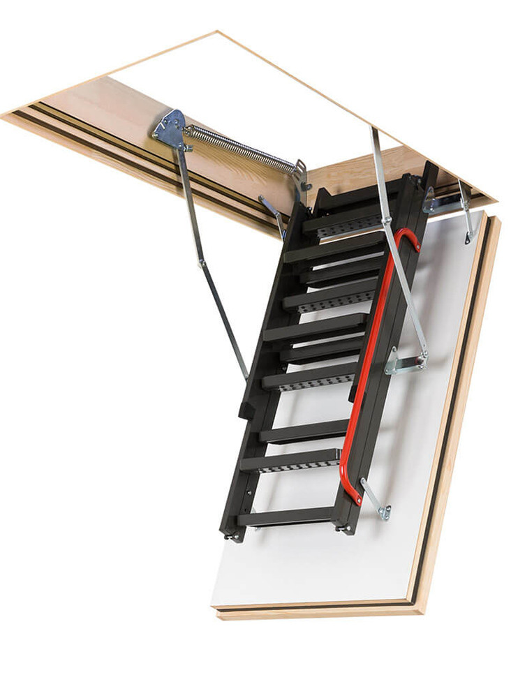 Půdní schody FAKRO LMF 60 Stavební otvor: 70x130 cm, Maximální výška: 305 cm