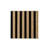 Akustický panel černý podklad / lamely dub sonoma 270x30 cm (Barva DUB SONOMA)