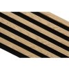 Akustický panel černý podklad / lamely dub sonoma 270x30 cm (Barva DUB SONOMA)