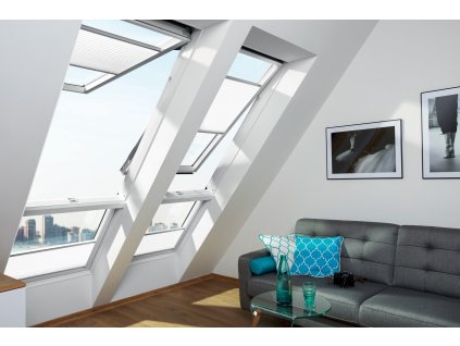 Výklopně-kyvné okno FAKRO PPP-V U3 preSelect MAX (Rozměry oken 02 55x98 cm)