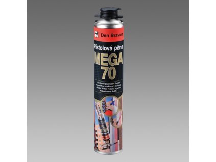 1217 den braven pistolova pena mega 70 870ml zluta