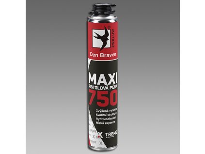 1232 den braven pistolova pena maxi 750 zluta