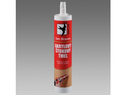 1289 den braven akrylovy stukovy tmel 280ml bily