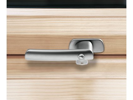 Uzamykatelná klika pro okna řady R6/R8 (Typ Bronze ABS Clean - bronzová (plastové okno))