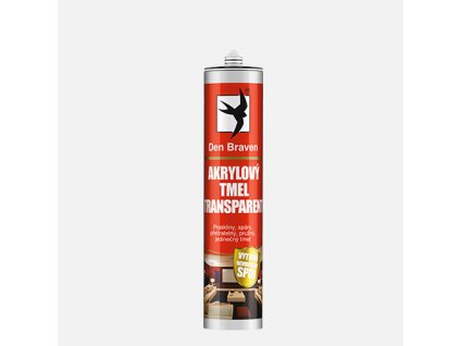 DEN BRAVEN akrylový tmel transparent 280 ml