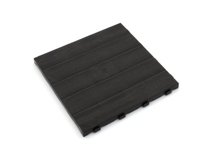 20980 hneda plastova terasova dlazba linea easy drevo delka 39 cm sirka 39 cm vyska 2 65 cm