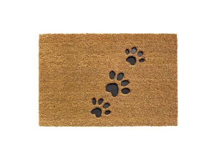 Kokosová vstupná rohož FLOMA Ruco Paws - dĺžka 40 cm, šírka 60 cm, výška 1,5 cm