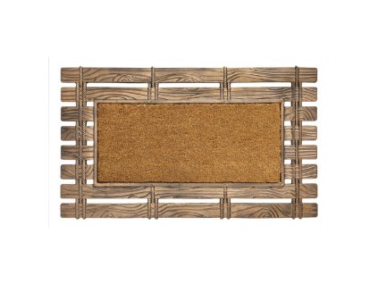 Kokosová vstupná rohož FLOMA Barracuda - dĺžka 45 cm, šírka 75 cm, výška 2 cm