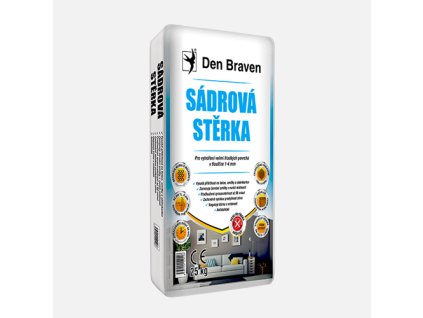 Den Braven Sádrová stěrka šedá (Typ pytel, Barva šedá, Balení 25 kg)