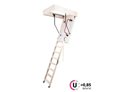 Půdní schody OMAN EXTRA H280 FSC TSS20023 (Stavební otvor 55x110 cm, Maximální výška 280 cm)
