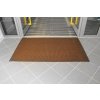Hnedá plastová vstupná rohož - dĺžka 120 cm, šírka 180 cm, výška 1 cm