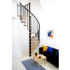 Interiérové schody Minka Berlin (Rozměr 140x309 cm, Varianta buk, Zábradlí černé)
