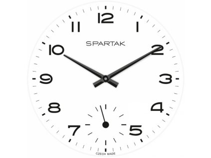 sklenene nastenne hodiny spartak - milujemehodinky