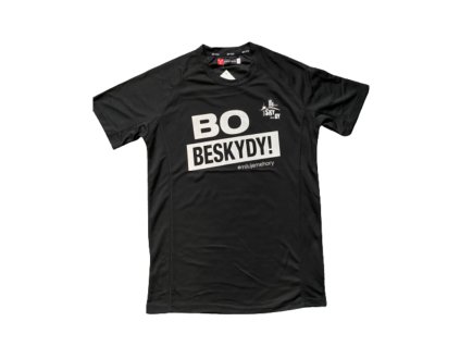 BO BESKYDY pánské funkční tričko – černé