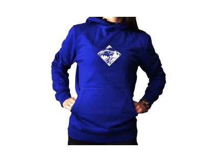 Dámská mikina Lysá hora – královská modrá