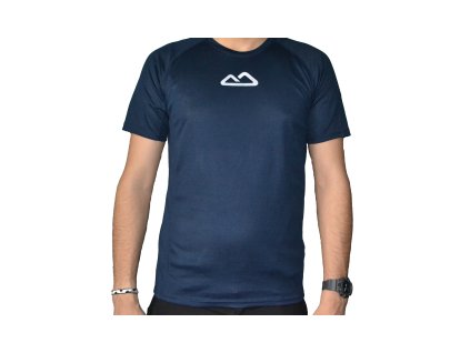 Pánské funkční tričko milujemehory – tmavě modré