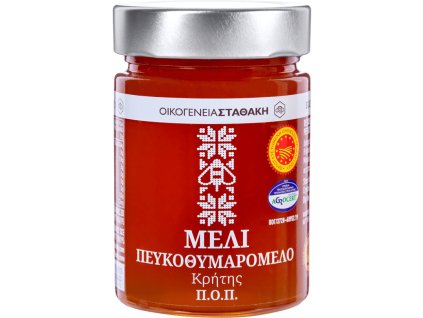 STATHAKIS Krétský med z tymiánu, borovice a divokých bylin P.D.O. 450g