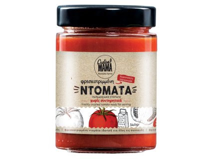 Domácí omáčka z krétských rajčátek 340g Cretan MAMA