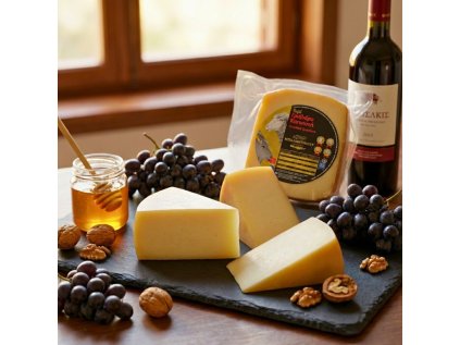 Smoked Graviera Manantinoz – tradiční uzený sýr z Kréty