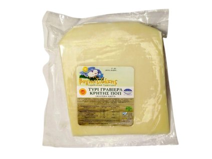 Graviera Kréta PDO Kritis – řecký sýrNávrh bez názvu