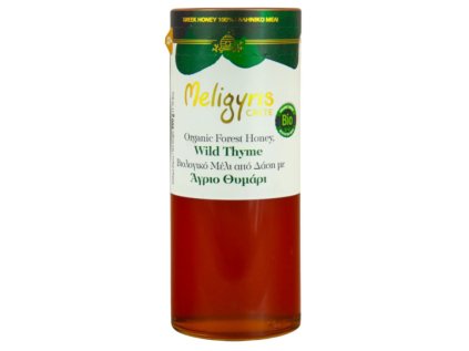 BIO řecký lesní med z divokého tymiánu Meligyris 800 g