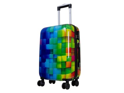 Cestovní zavazadlo - Kufr - Monopol - Mosaic - Velikost S - Objem 41 Litrů