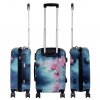 Cestovní zavazadlo - Kufr - Monopol - Orchidej - Velikost M - Objem 66 Litrů