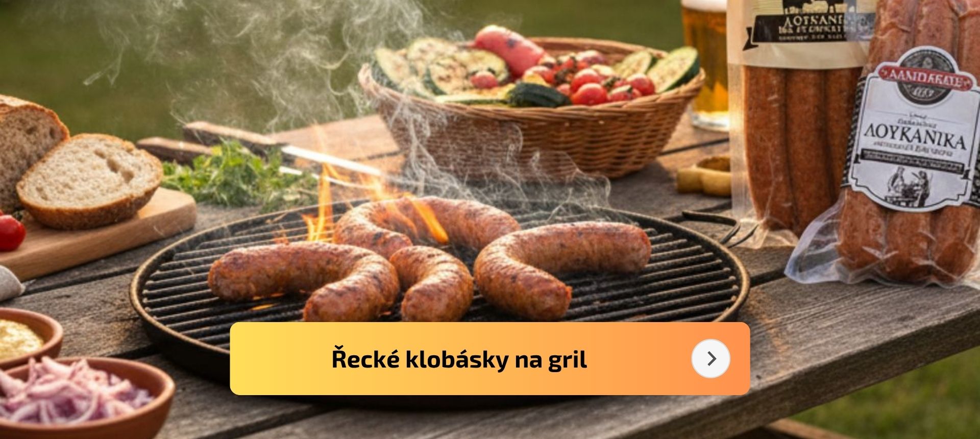 Chlazené tradiční uzeniny z Řecka