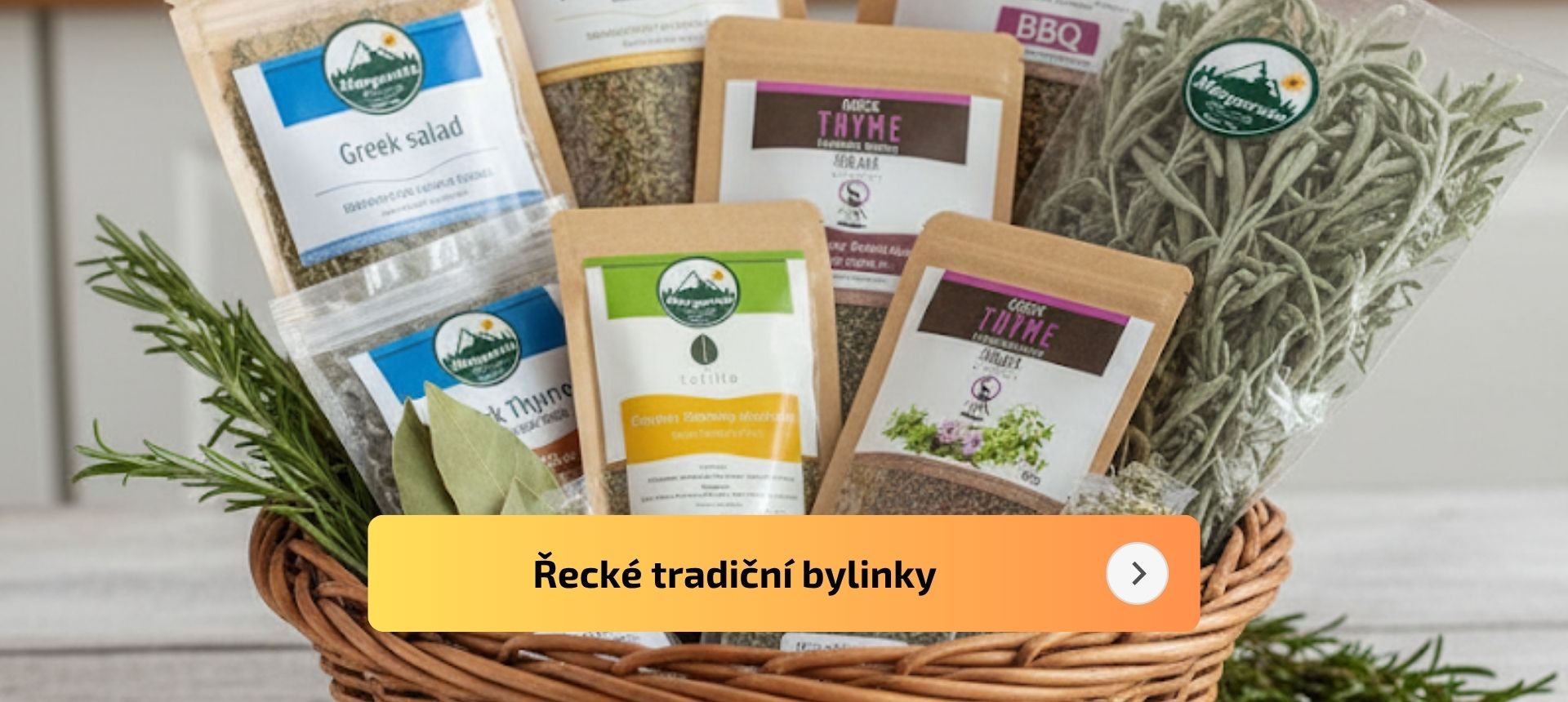 řecké tradiční bylinky