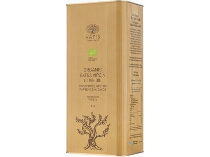 BIO extra panenský olivový olej Koroneiki Vafis 5 l
