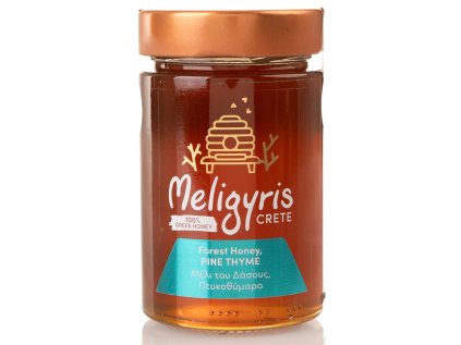 Hustý a tmavý med MELIGYRIS z Kréty