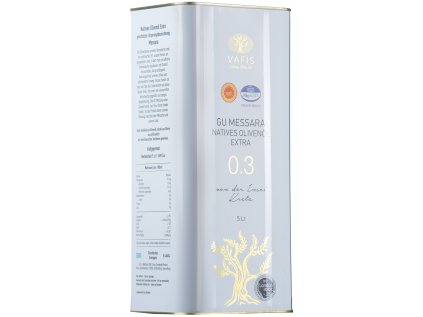 Extra panenský olej Vafis Messara 5 l pro gastro kuchyni