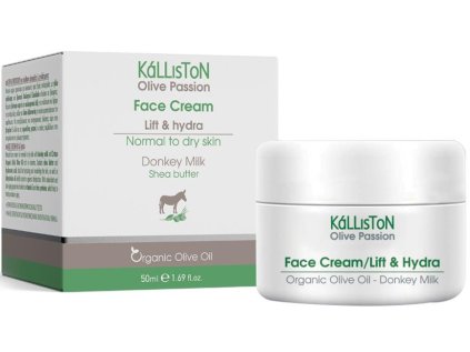 Přírodní pleťový krém Kalliston s oslím mlékem – balení 50 ml