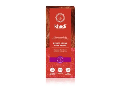 10554 khadi rostlinna barva na vlasy cista henna 100 g